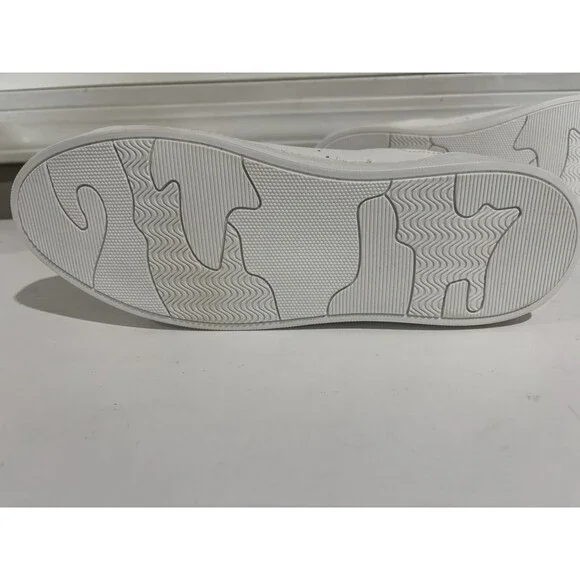 Bruno Magli Mens Lace Up Round Toe Low Top Sneakers White Leather Size 7 - Picture 7 of 11